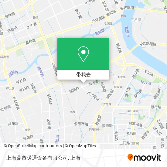 上海鼎黎暖通设备有限公司地图