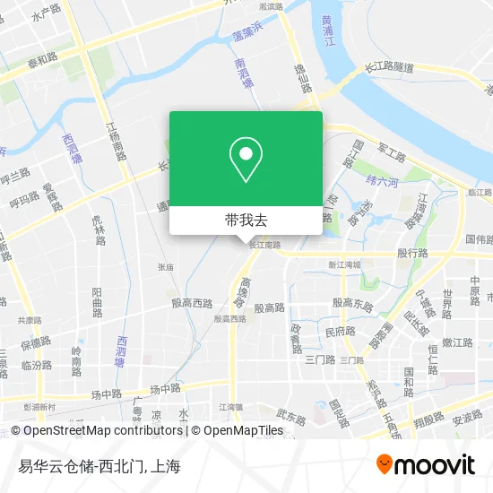 易华云仓储-西北门地图
