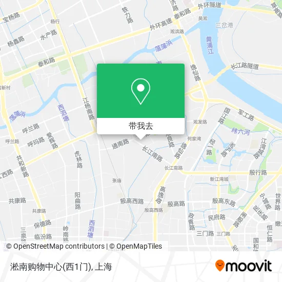 淞南购物中心(西1门)地图