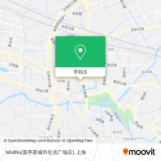 MixBlu(嘉亭荟城市生活广场店)地图