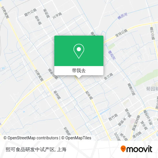 熙可食品研发中试产区地图