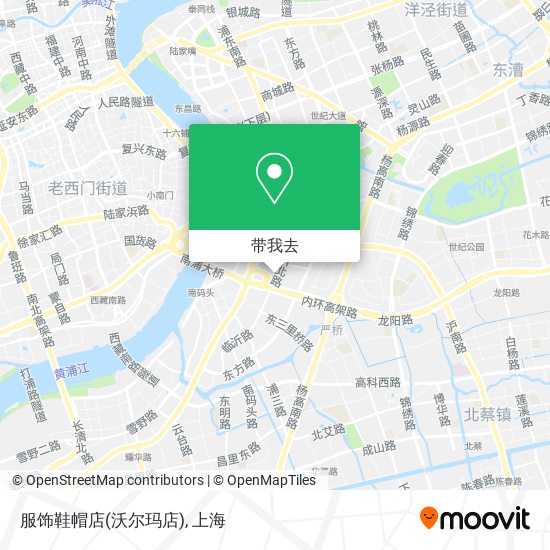 服饰鞋帽店(沃尔玛店)地图