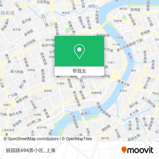 丽园路694弄小区地图