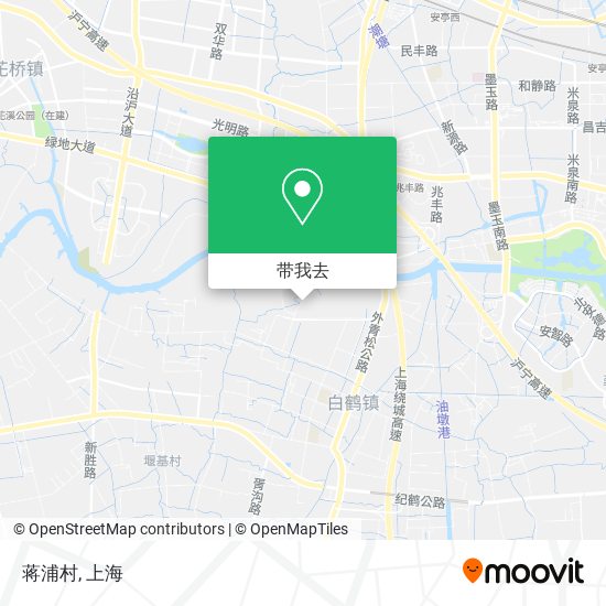 蒋浦村地图