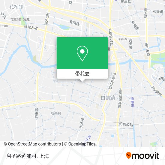 启圣路蒋浦村地图