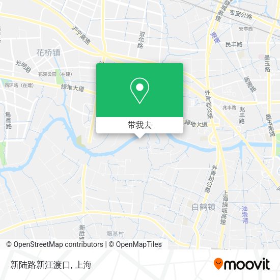 新陆路新江渡口地图