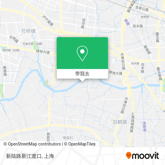 新陆路新江渡口地图