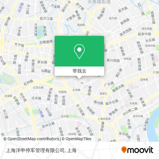 上海洋申停车管理有限公司地图