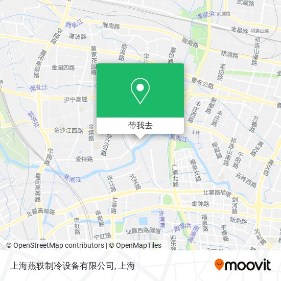 上海燕轶制冷设备有限公司地图