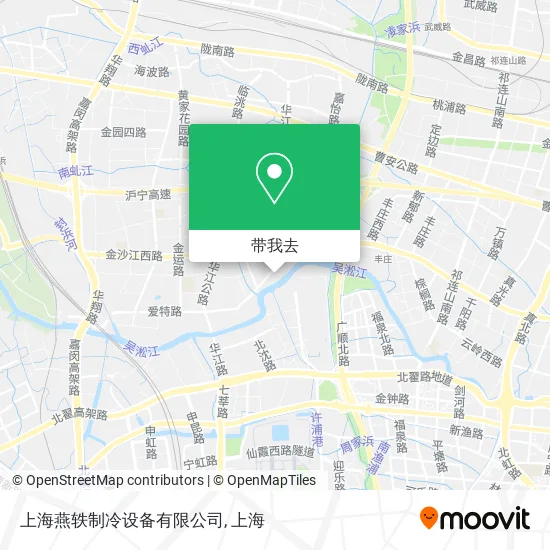 上海燕轶制冷设备有限公司地图