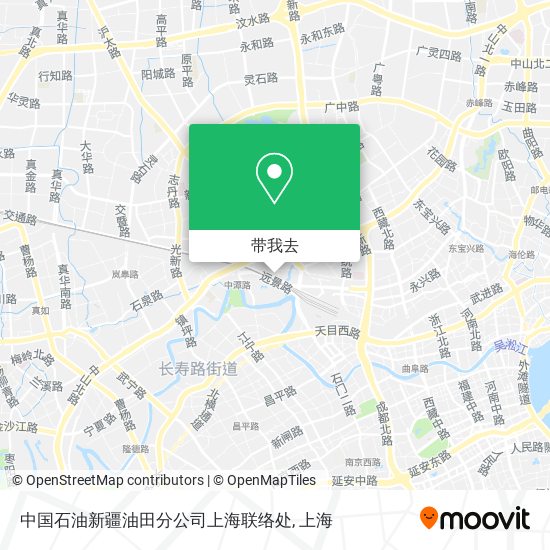 中国石油新疆油田分公司上海联络处地图