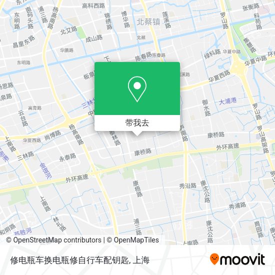 修电瓶车换电瓶修自行车配钥匙地图