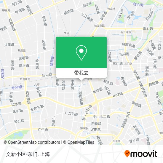 文新小区-东门地图