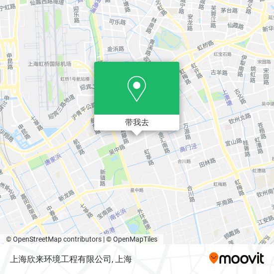 上海欣来环境工程有限公司地图