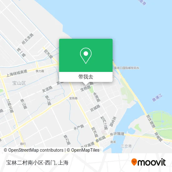宝林二村南小区-西门地图
