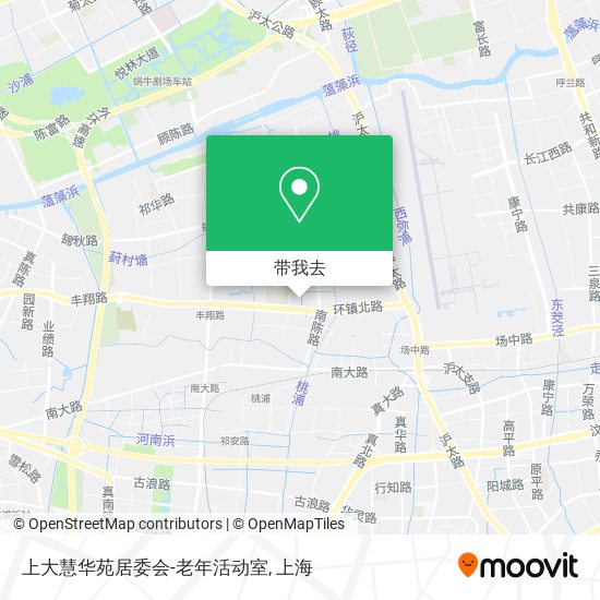 上大慧华苑居委会-老年活动室地图