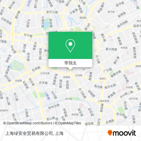 上海绿安全贸易有限公司地图