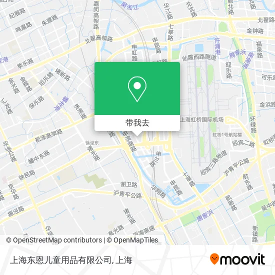 上海东恩儿童用品有限公司地图