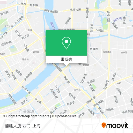 浦建大厦-西门地图