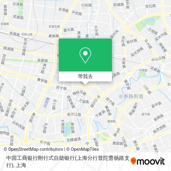 中国工商银行附行式自助银行(上海分行普陀曹杨路支行)地图