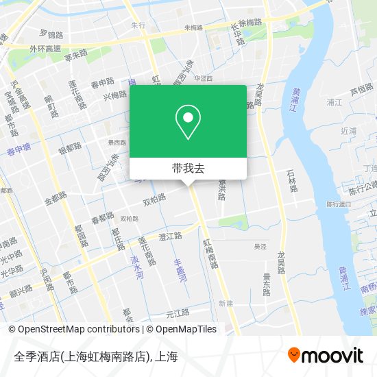 全季酒店(上海虹梅南路店)地图