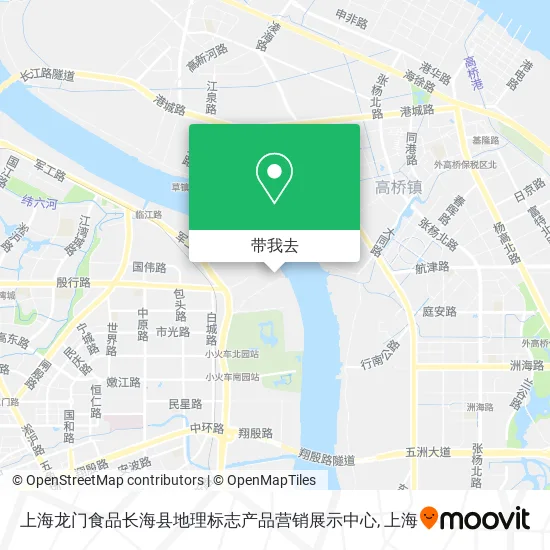 上海龙门食品长海县地理标志产品营销展示中心地图