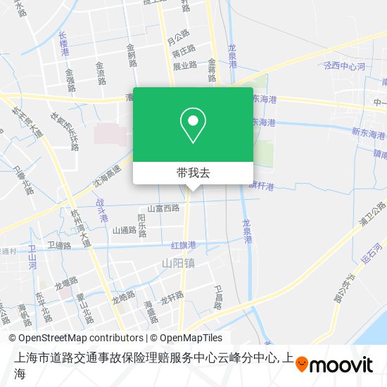 上海市道路交通事故保险理赔服务中心云峰分中心地图