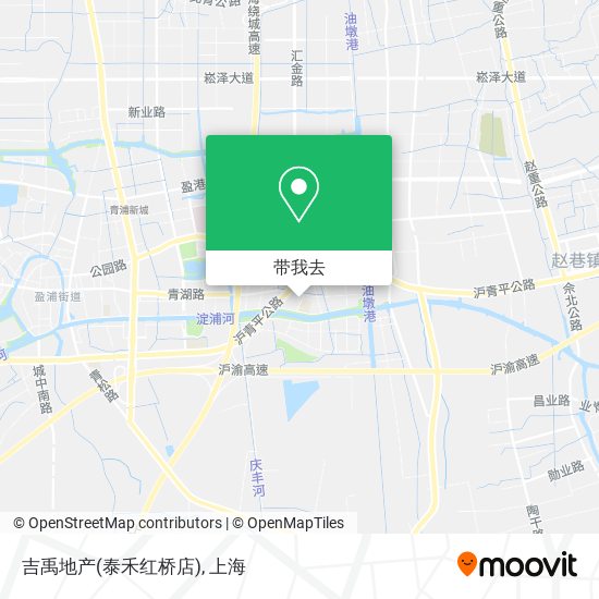 吉禹地产(泰禾红桥店)地图