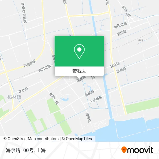 海泉路100号地图