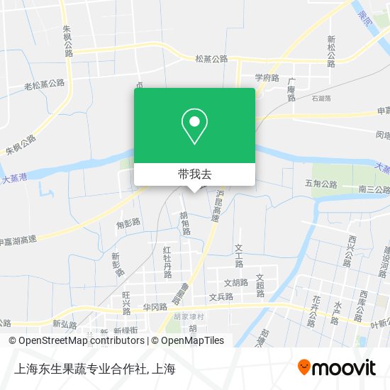 上海东生果蔬专业合作社地图