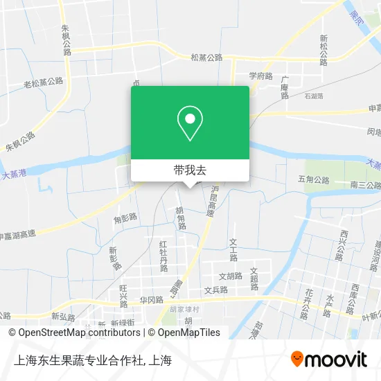 上海东生果蔬专业合作社地图