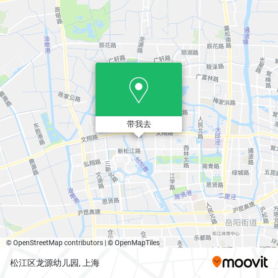 松江区龙源幼儿园地图