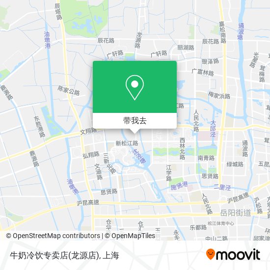 牛奶冷饮专卖店(龙源店)地图