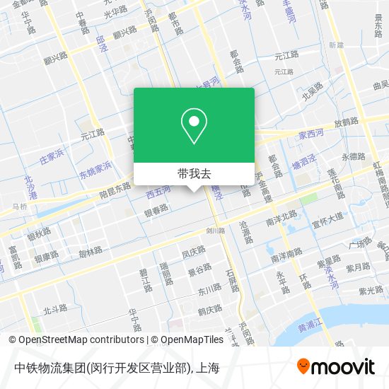 中铁物流集团(闵行开发区营业部)地图