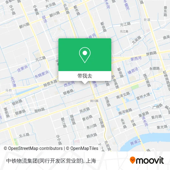 中铁物流集团(闵行开发区营业部)地图