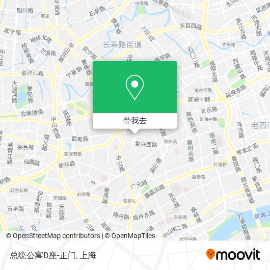 总统公寓D座-正门地图