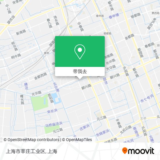 上海市莘庄工业区地图