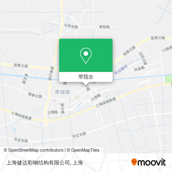 上海健达彩钢结构有限公司地图