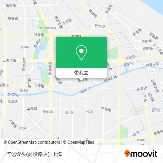 何记馒头(高设路店)地图