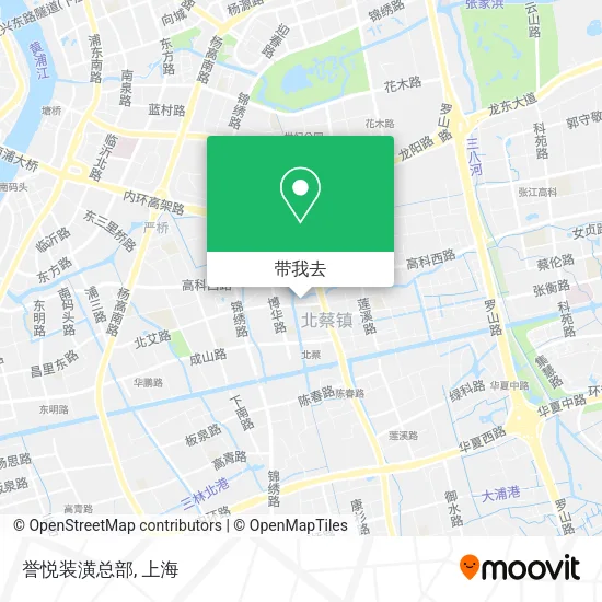 誉悦装潢总部地图