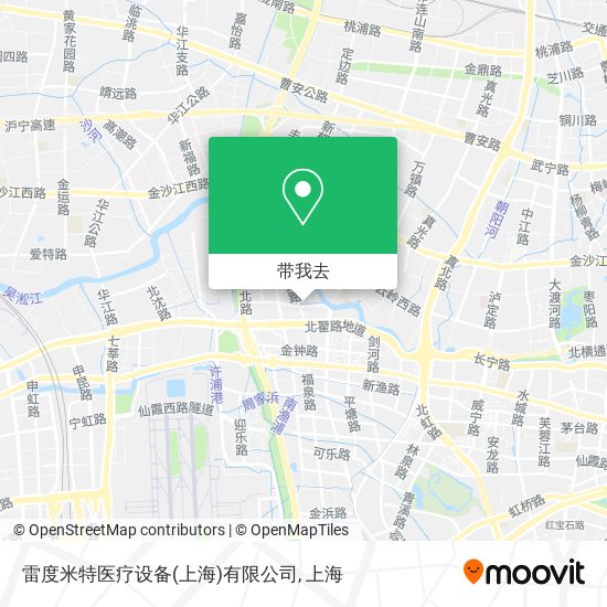 雷度米特医疗设备(上海)有限公司地图
