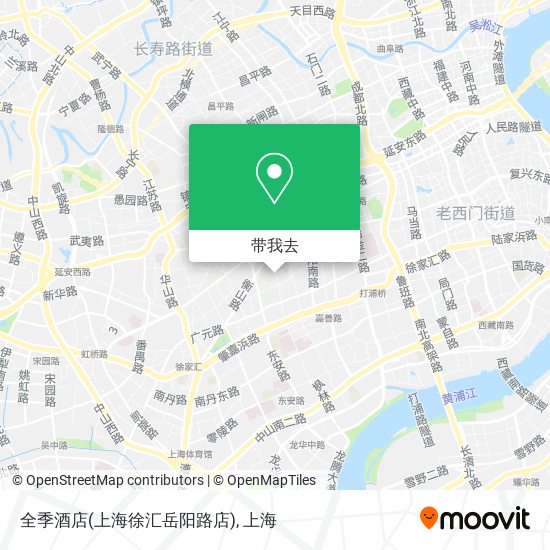全季酒店(上海徐汇岳阳路店)地图