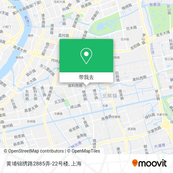 黄埔锦绣路2885弄-22号楼地图