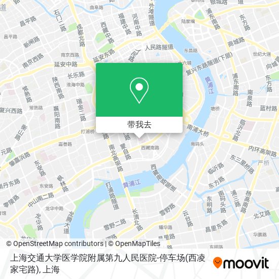 上海交通大学医学院附属第九人民医院-停车场(西凌家宅路)地图