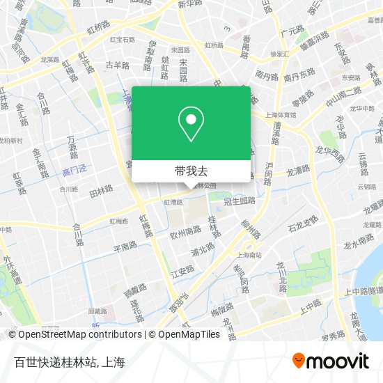 百世快递桂林站地图