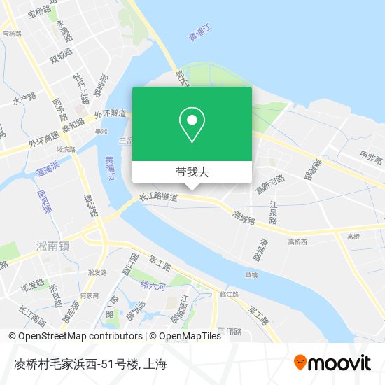 凌桥村毛家浜西-51号楼地图