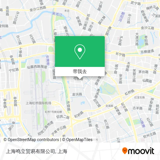 上海鸣立贸易有限公司地图