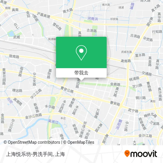 上海悦乐坊-男洗手间地图