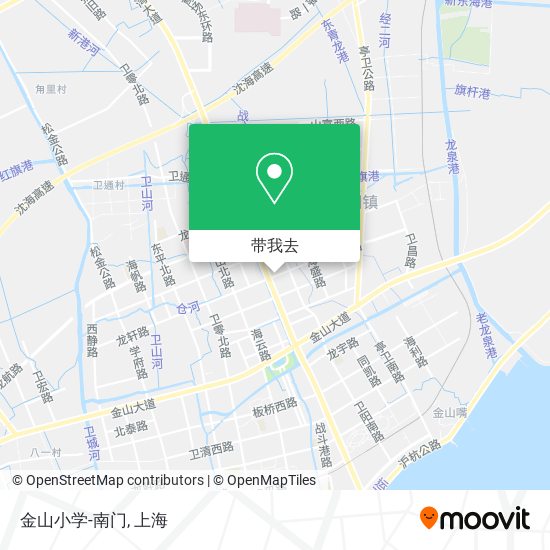 金山小学-南门地图