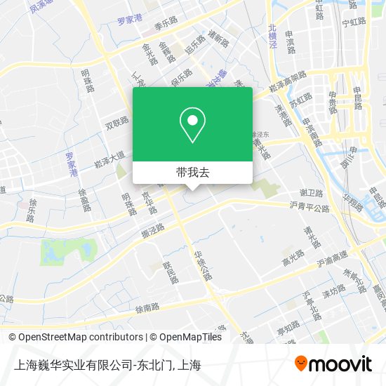 上海巍华实业有限公司-东北门地图